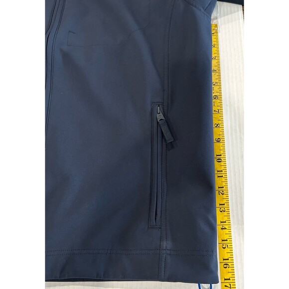 Timberland Jacket Men’s Size Large Color Navy Blue Softshell Zip Fleeced Lined - Picture 6 of 11